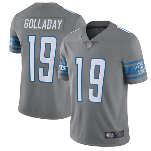 Detroit Lions Limited Steel Men Kenny Golladay Jersey NFL Football 19 Rush Vapor Untouchable